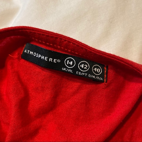 Red Sleeveless Stretch Swing Dress - Picture 4 of 5